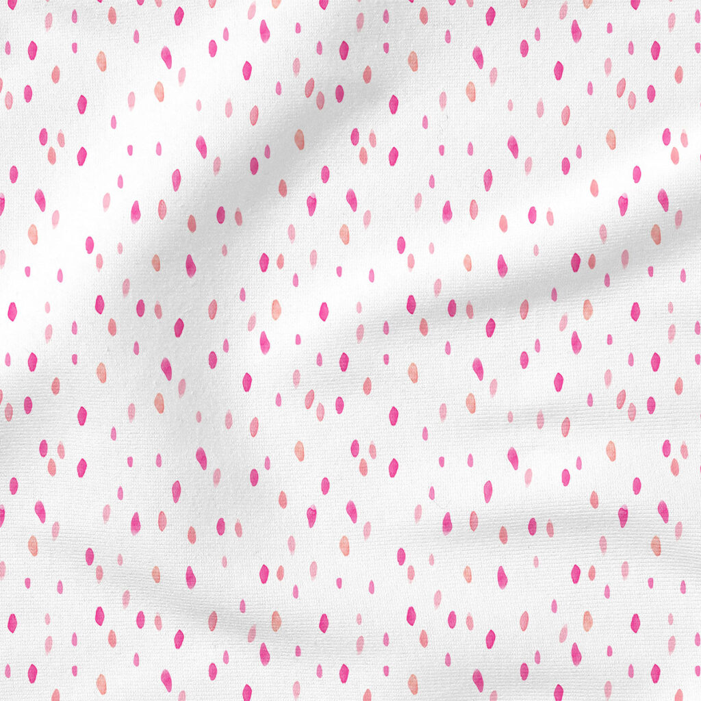 Dashes (Pink) |  Fabric Design | Cate and Rainn