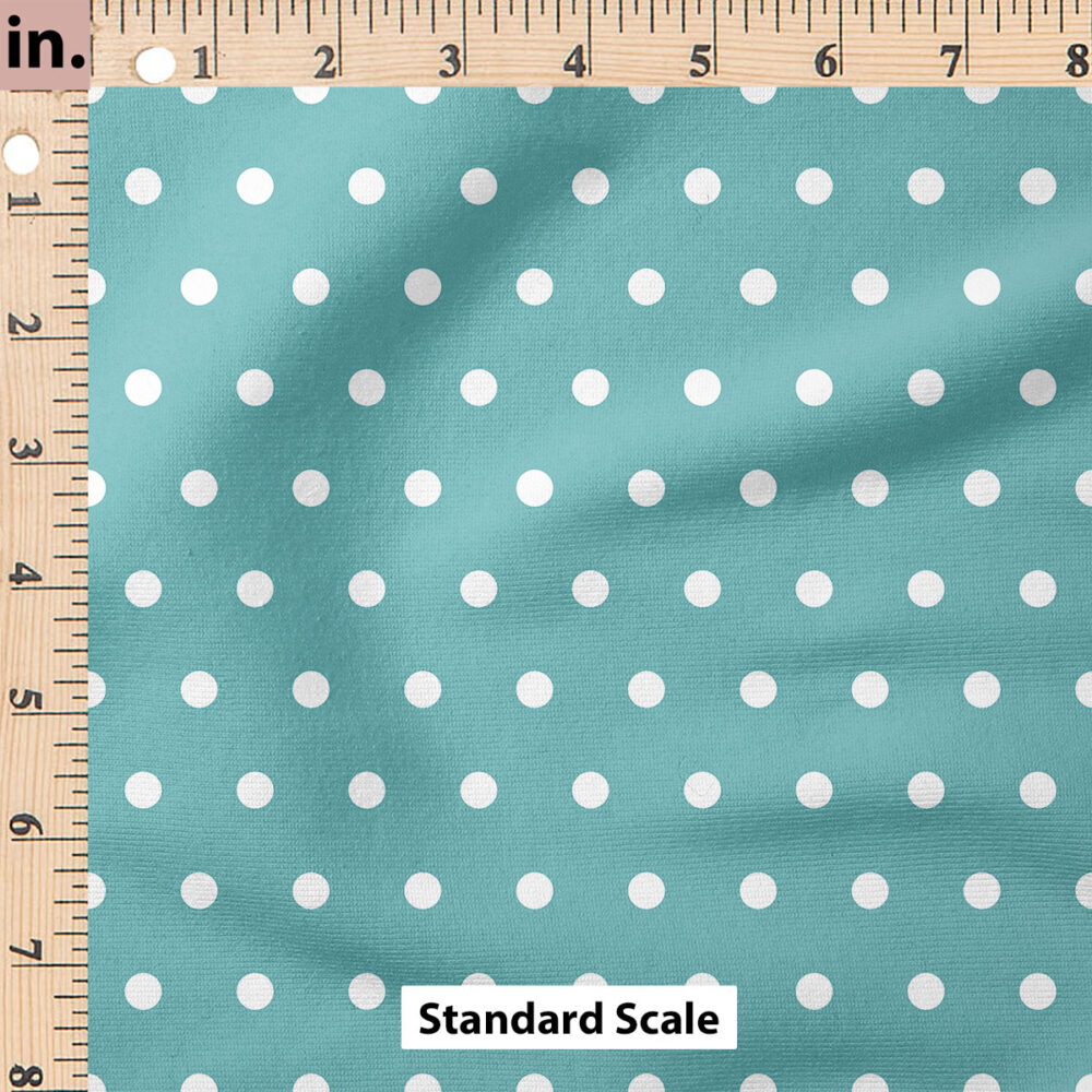 Ruler Scale for Polka Dots (Blue) by Cate and Rainn