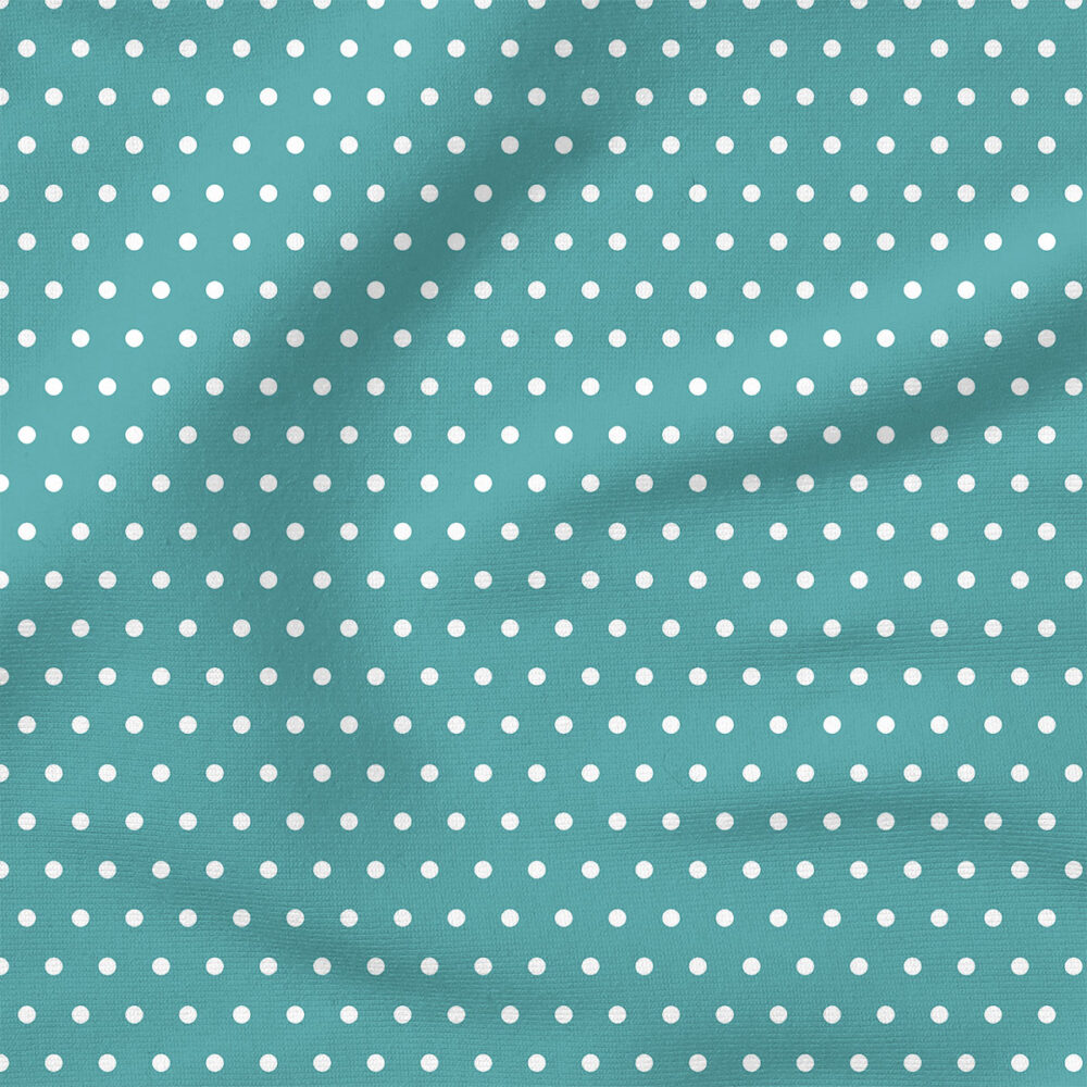 Polka Dots (Blue) |  Fabric Design | Cate and Rainn