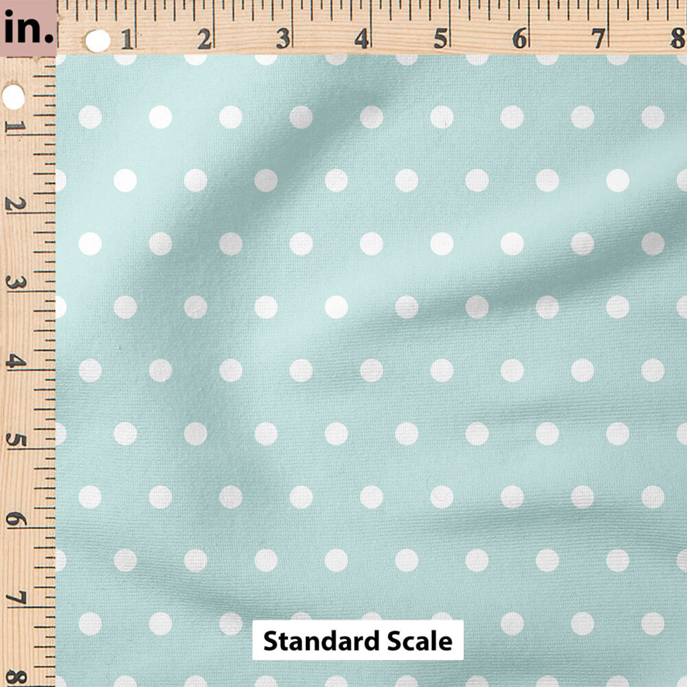 Ruler Scale for Polka Dots (Light Blue) by Cate and Rainn