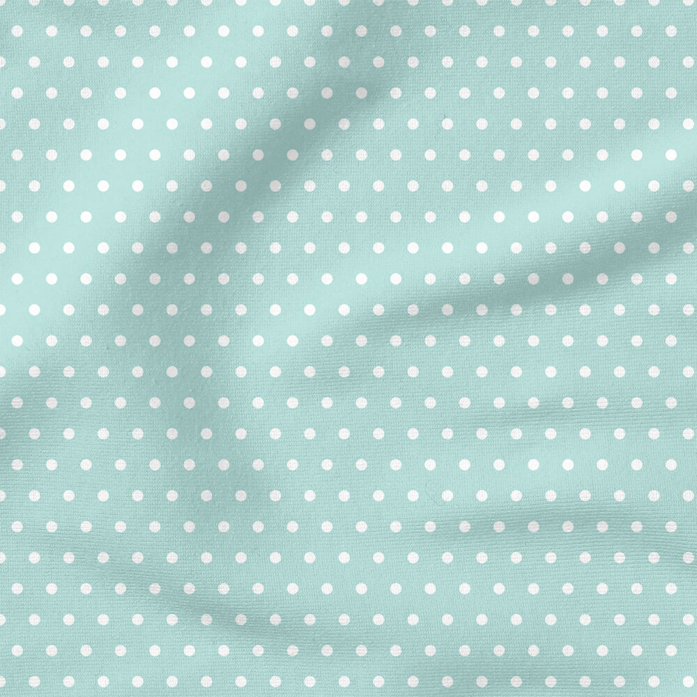 Polka Dots (Light Blue) |  Fabric Design | Cate and Rainn