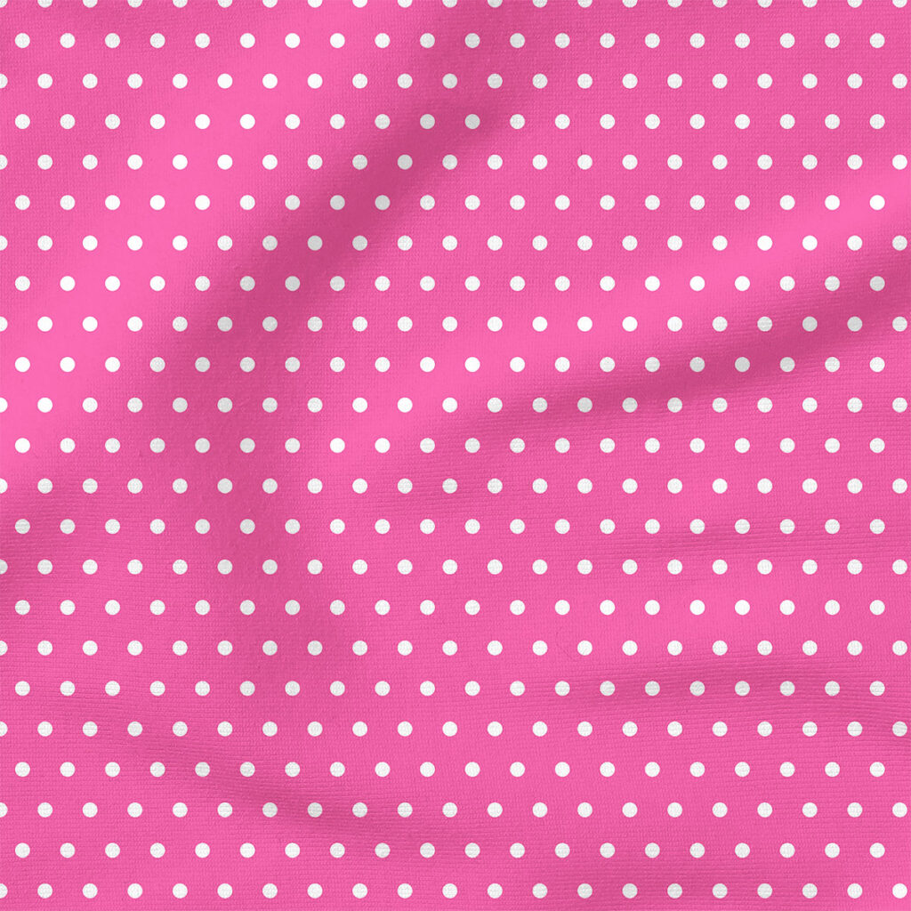 Polka Dots (Pink) |  Fabric Design | Cate and Rainn