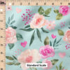 Ruler Scale for Valentine Floral (Blue) by Cate and Rainn