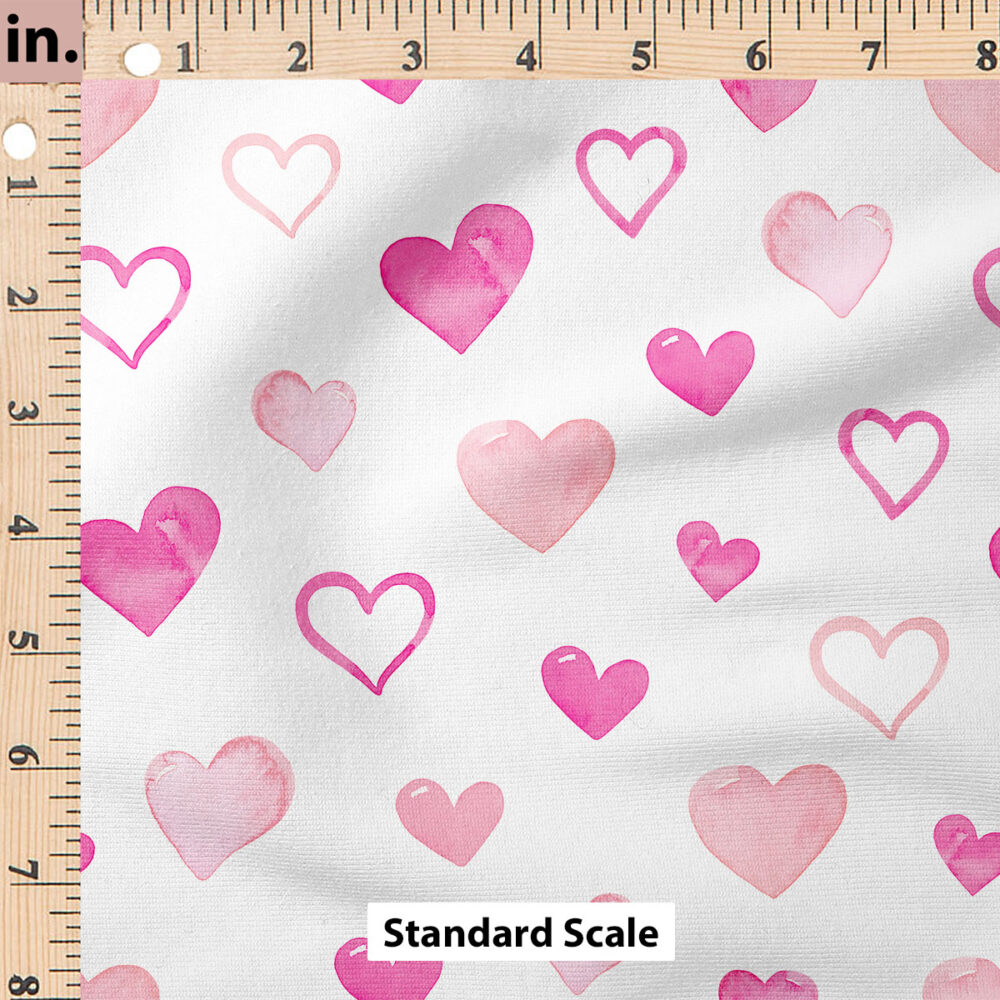 Ruler Scale for Valentines Hearts (Pink) by Cate and Rainn