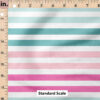 Ruler Scale for Valentines Stripes (Pink Blue) by Cate and Rainn