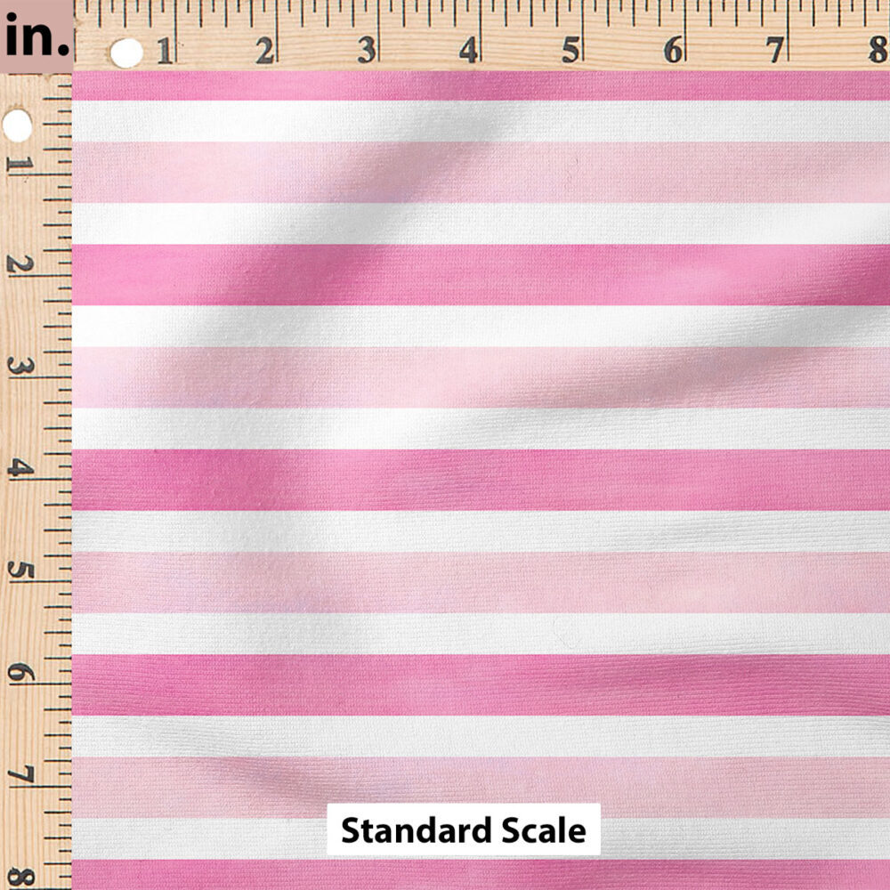 Ruler Scale for Valentines Watercolor Stripes by Cate and Rainn