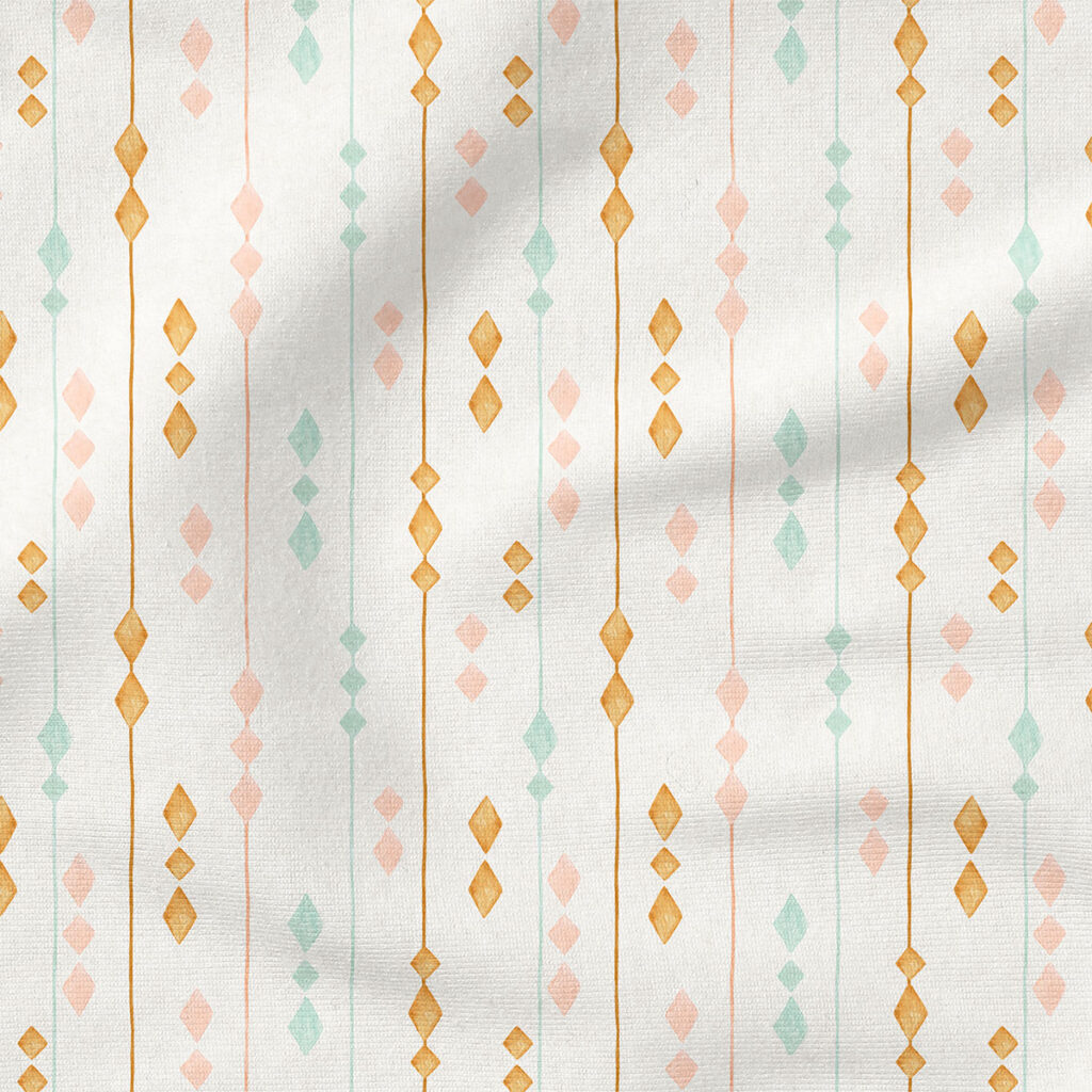 Boho Diamonds | Children Fabric Design | Cate and Rainn