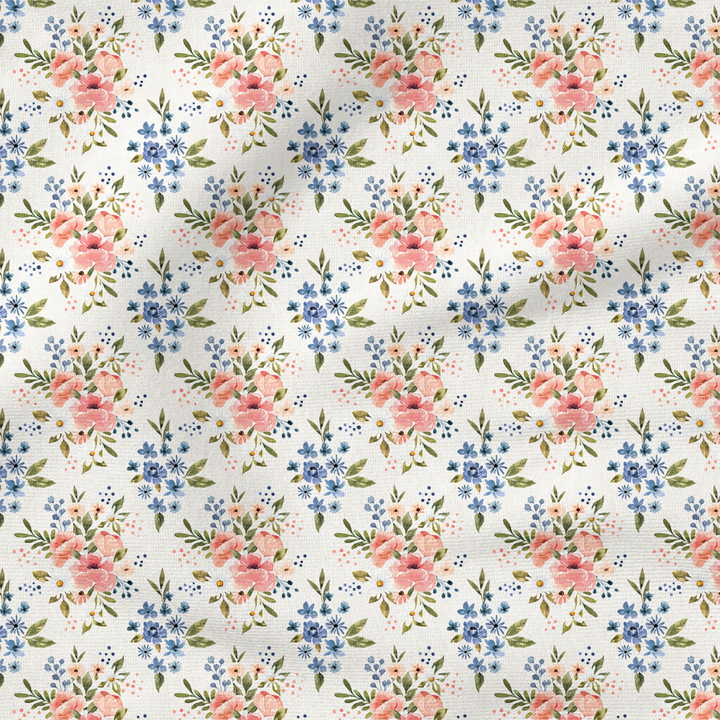 Bouquet (Small) | Botanical Fabric Design | Cate and Rainn