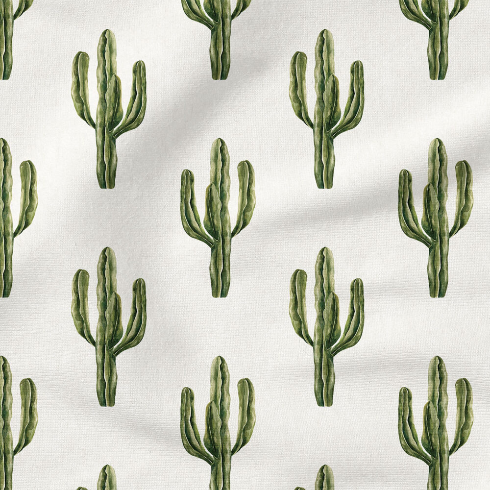 Cactus | Botanical Fabric Design | Cate and Rainn