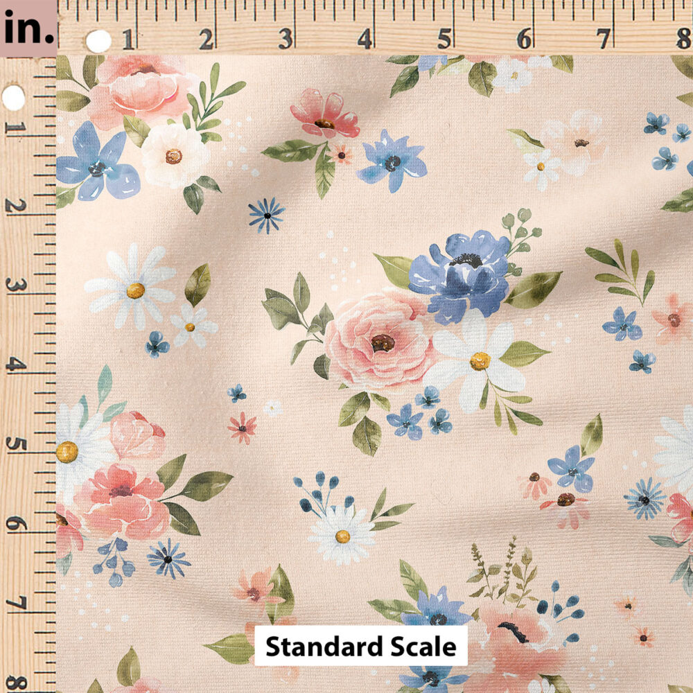 Ruler Scale for Dainty Floral (Blush) by Cate and Rainn