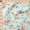 Ruler Scale for Dainty Floral (Light Blue) by Cate and Rainn