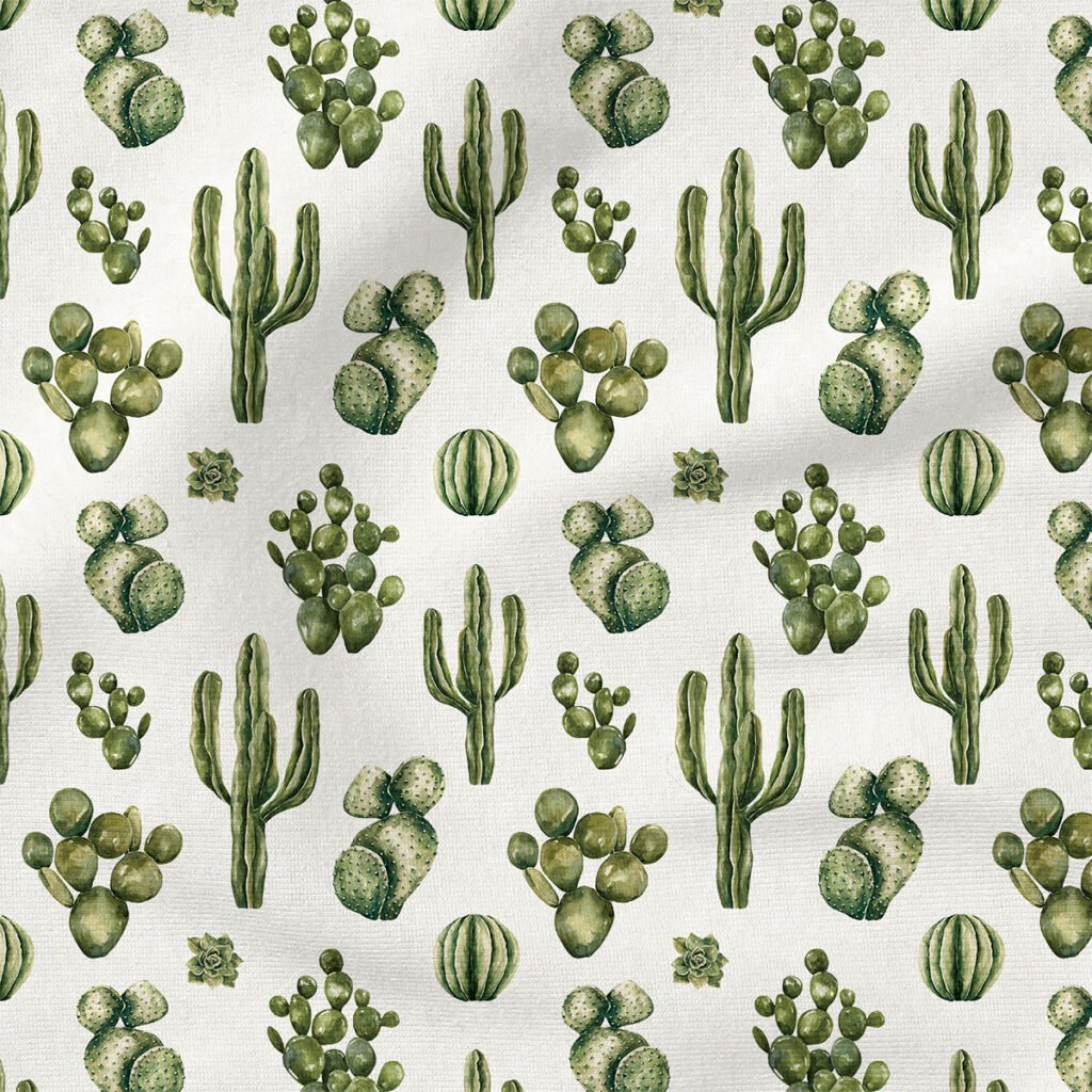 Desert Landscape | Botanical Fabric Design | Cate and Rainn