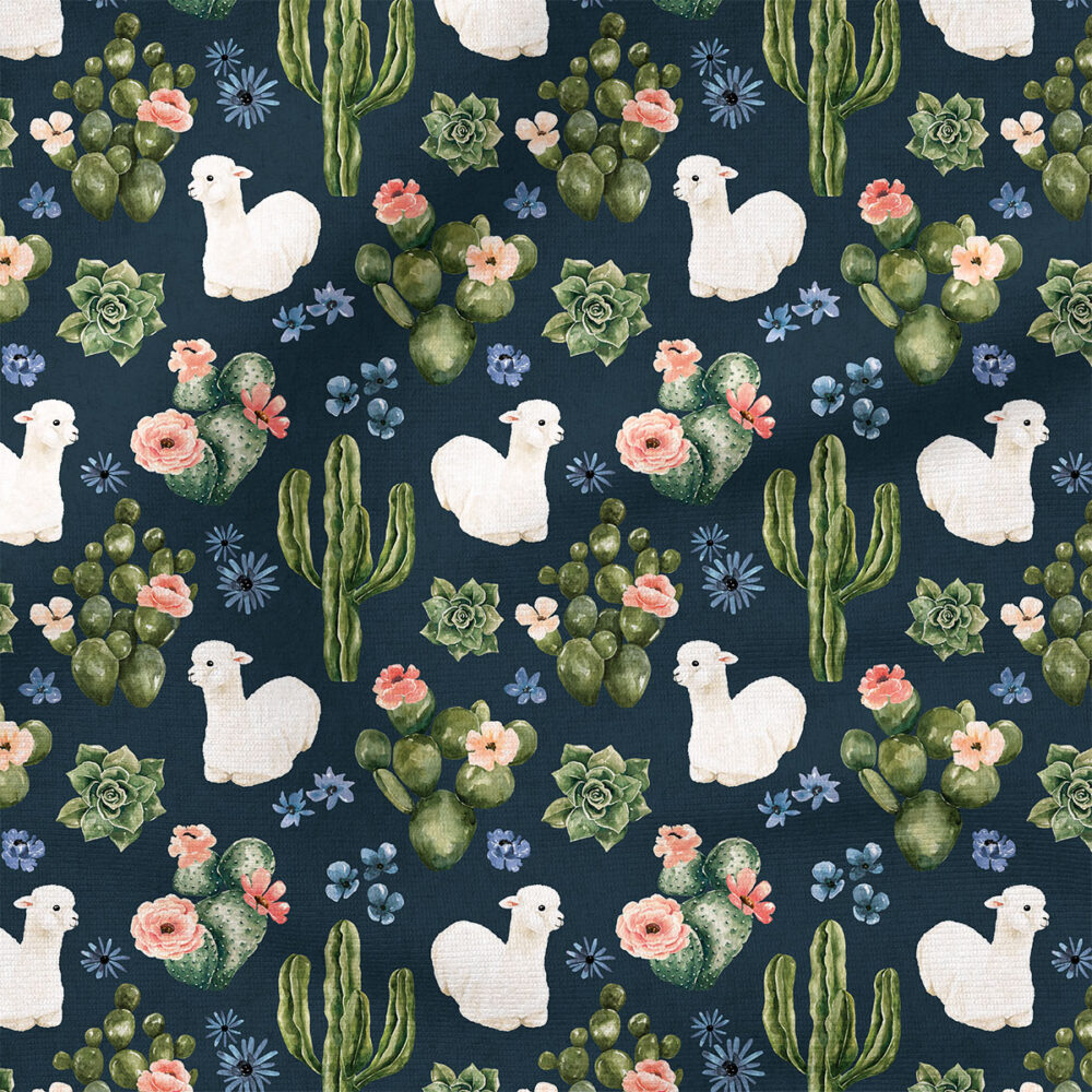 Desert Llama (Navy) | Botanical