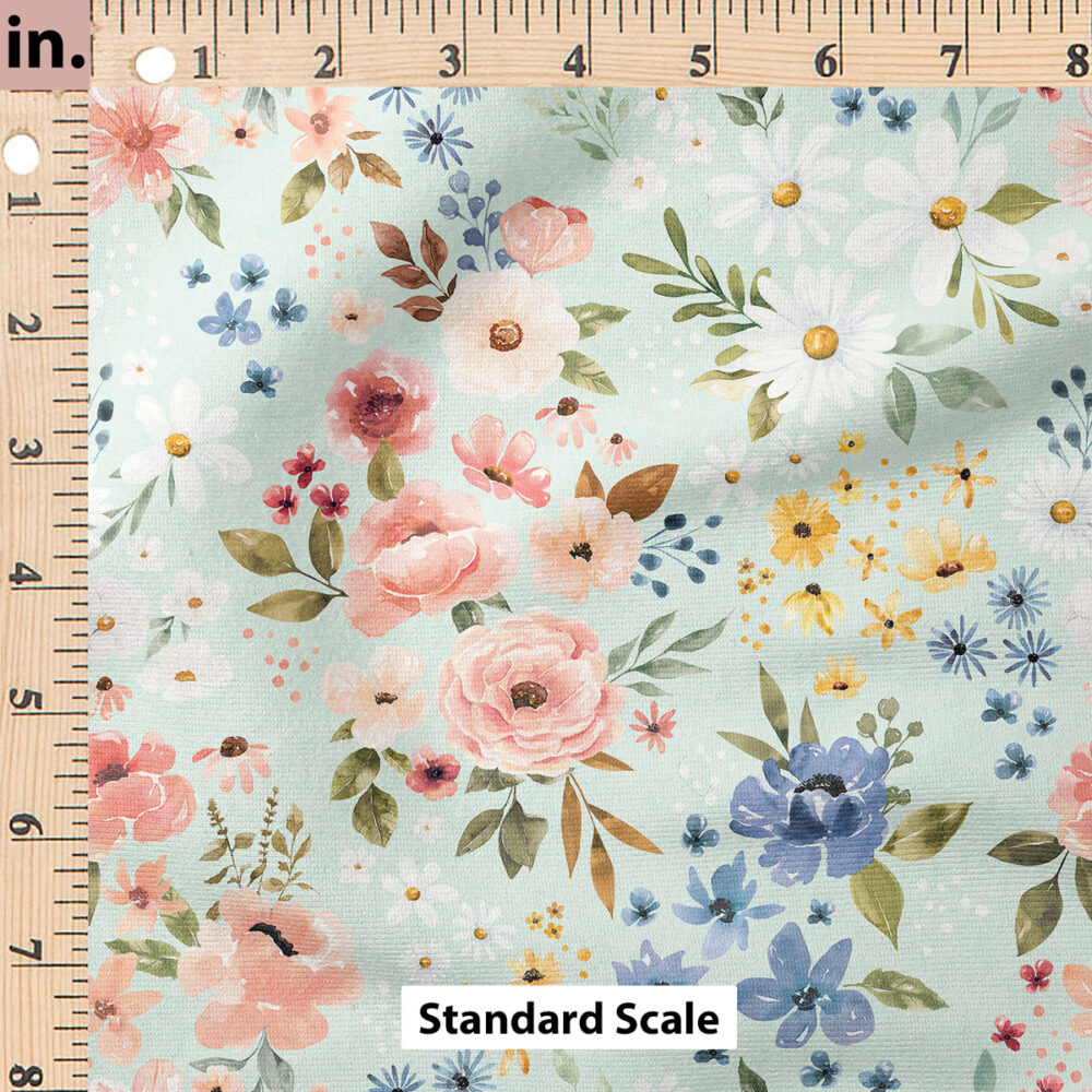 Ruler Scale for Floral (Light Blue) by Cate and Rainn