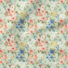 Floral (Mint) | Botanical Fabric Design | Cate and Rainn