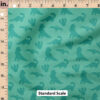 Ruler Scale for Dino Silhouette (Teal) by Cate and Rainn