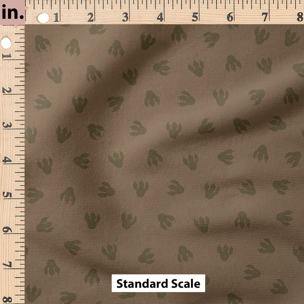 Ruler Scale for Dino Tracks (Brown) by Cate and Rainn