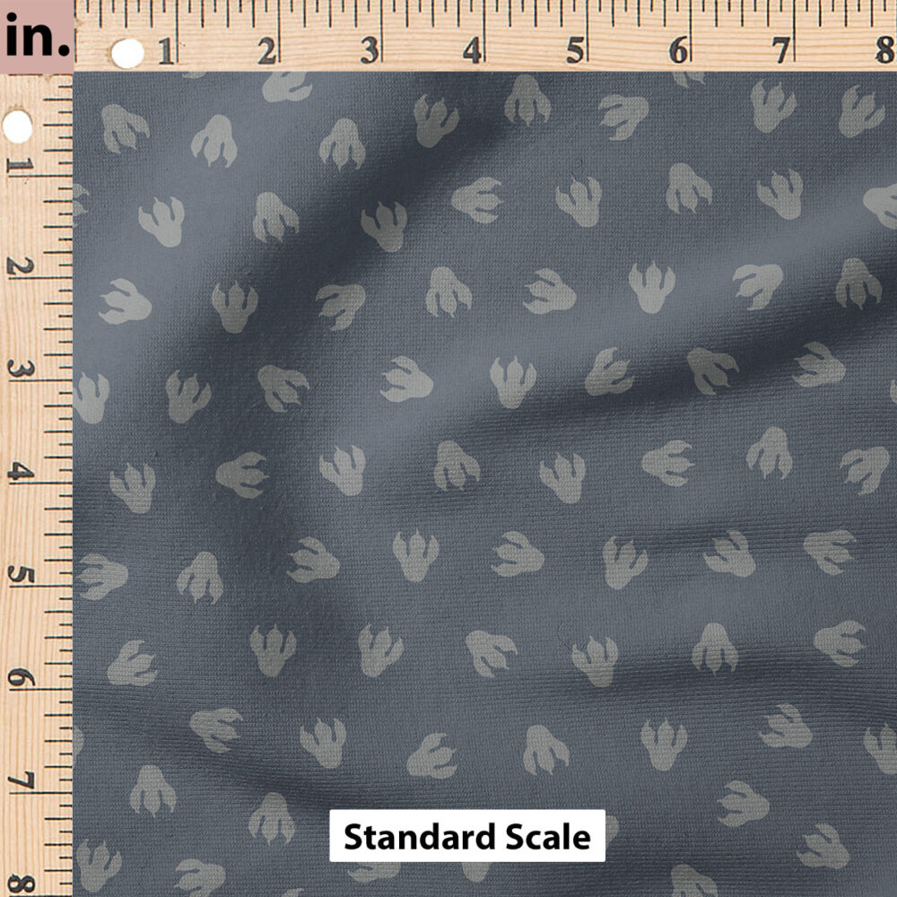 Ruler Scale for Dino Tracks (Gray) by Cate and Rainn