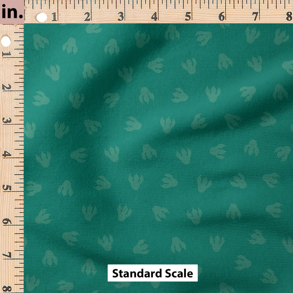 Ruler Scale for Dino Tracks (Teal Green) by Cate and Rainn