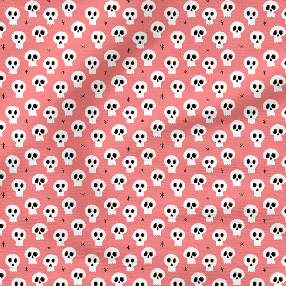 Skulls | Holiday Fabric Design | Hey Cute Design