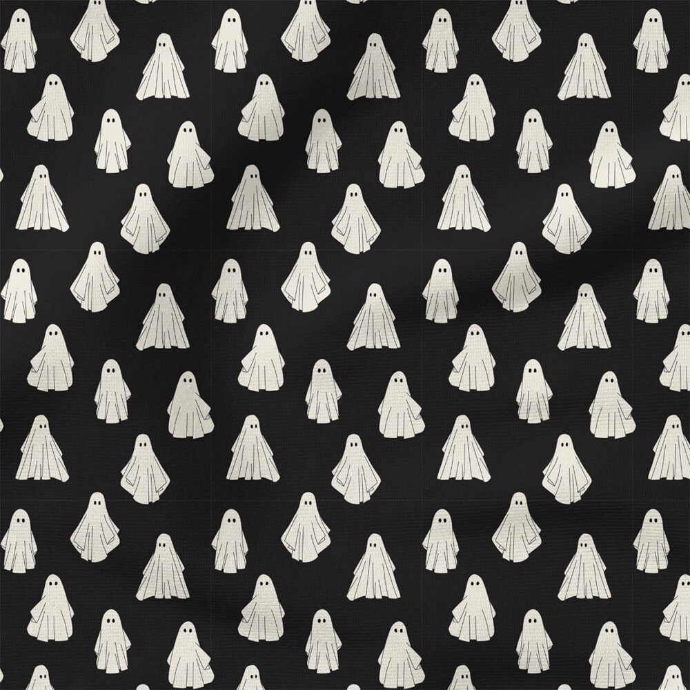 Spooky Ghosts | Holiday Fabric Design | Hey Cute Design