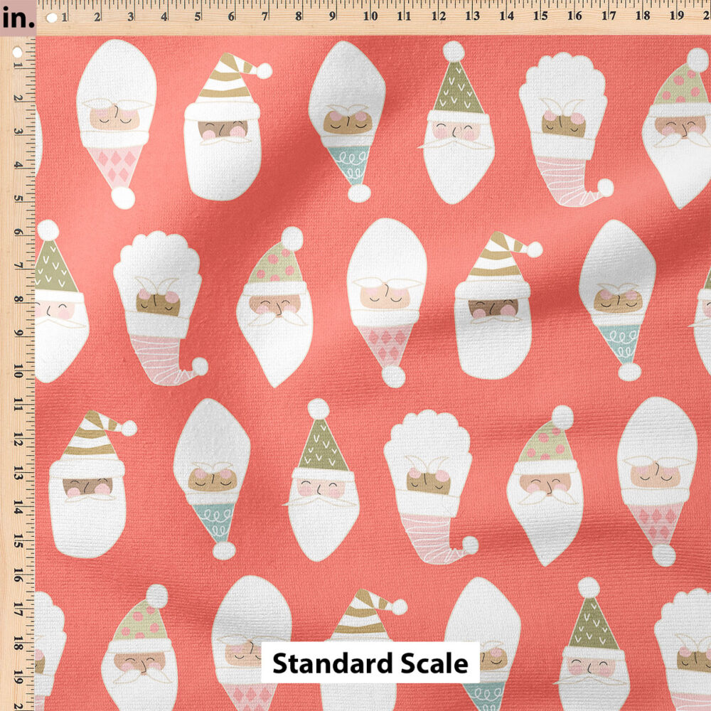 Ruler Scale for Retro Santa Faces (Bright) by Hey Cute Design