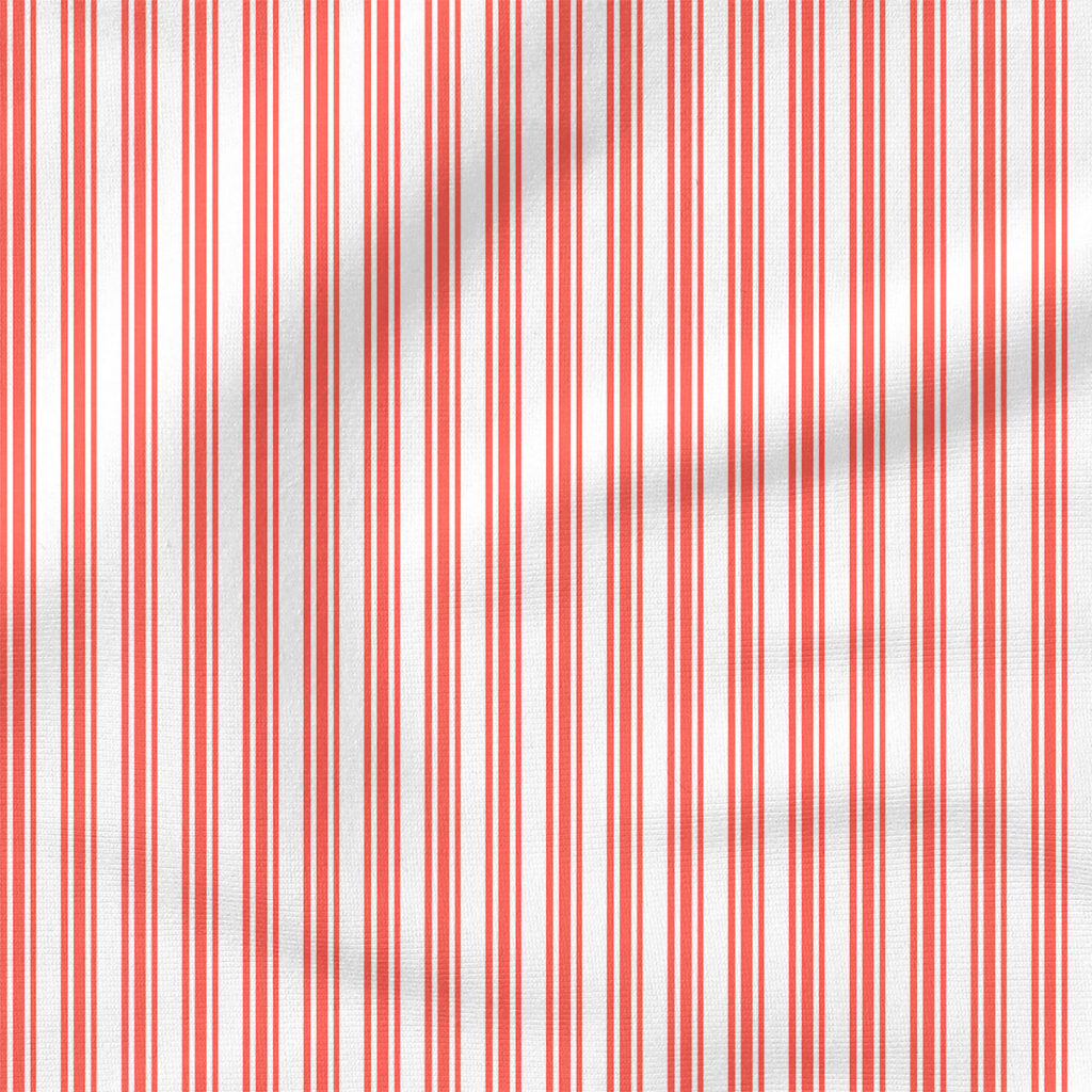 Ticking Stripe (Red) | Christmas