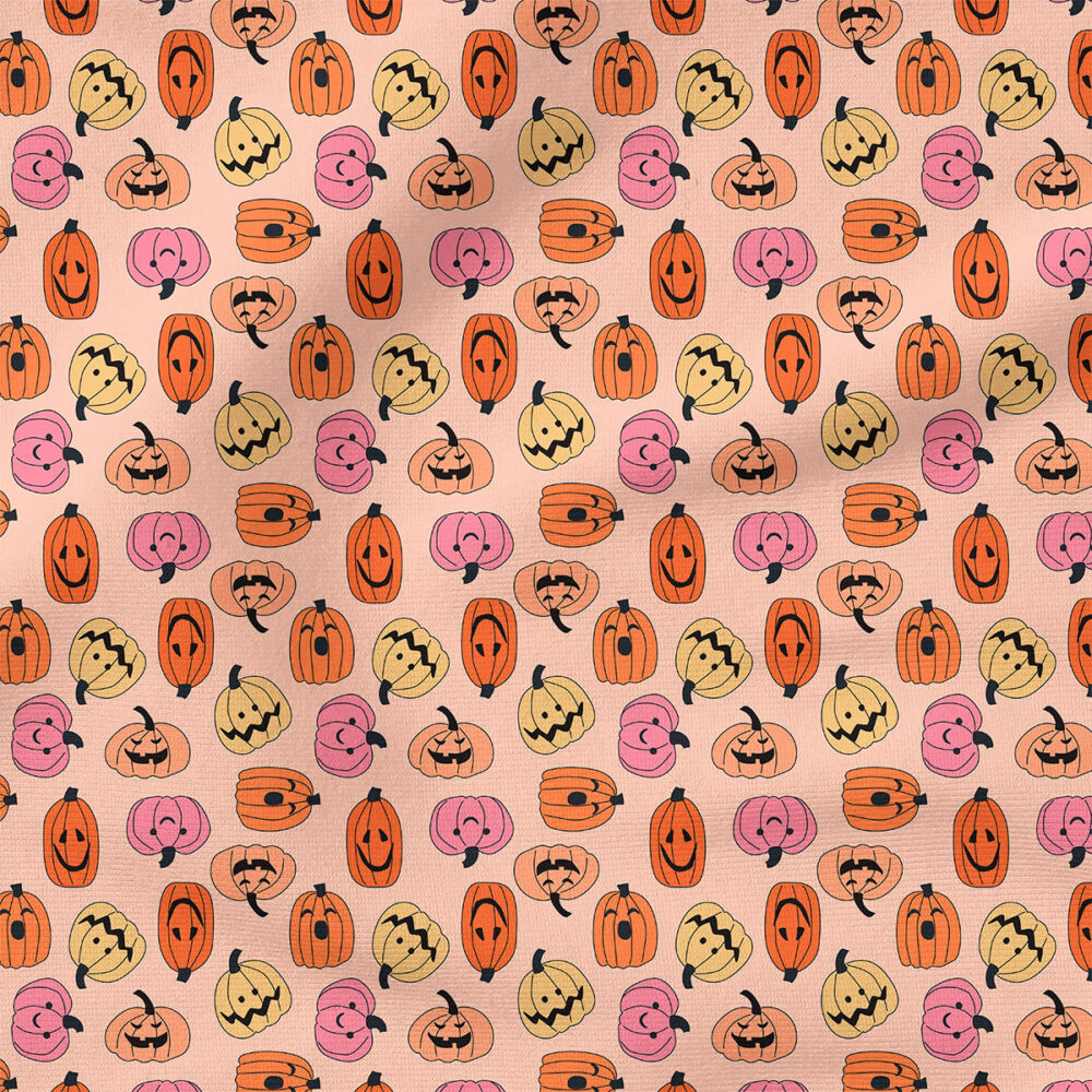 Tipsy Pumpkins | Holiday Fabric Design | Hey Cute Design