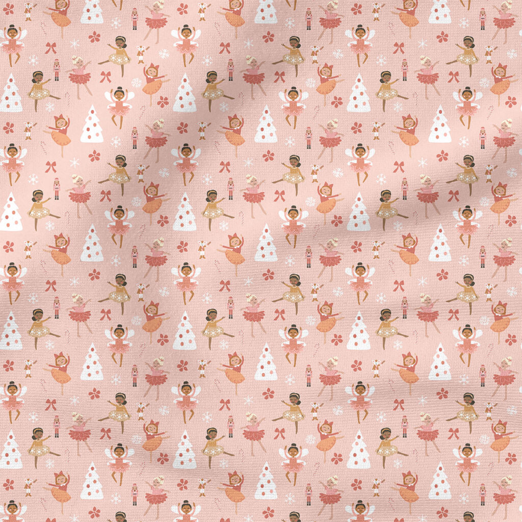 Ballerinas (Neutral) | Children Fabric Design | Hey Cute Design