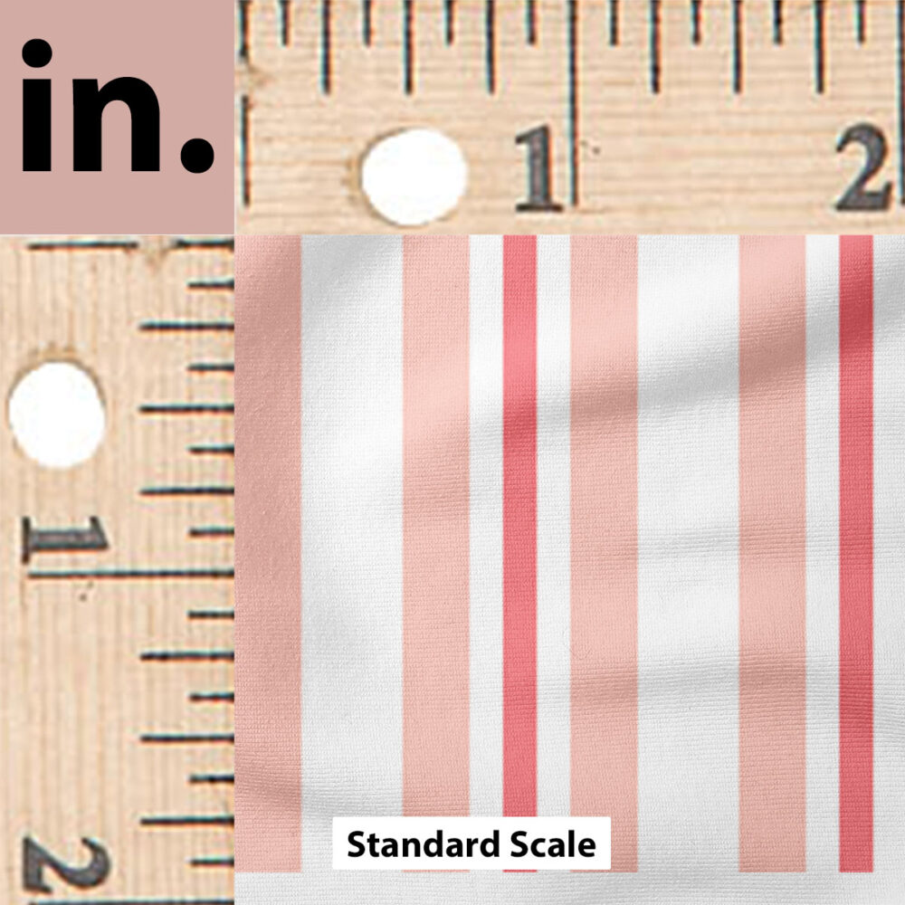 Ruler Scale for Stripe (Pink and Red) by Hey Cute Design