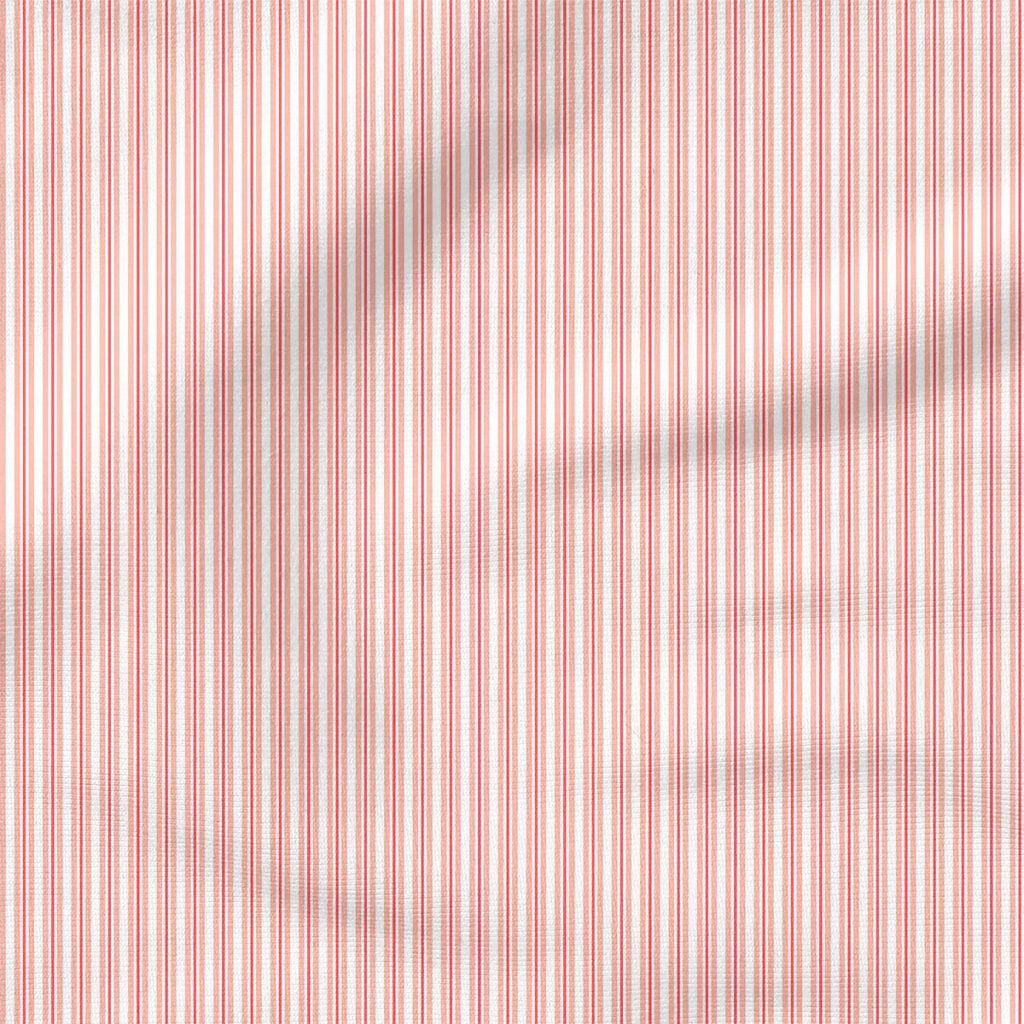 Stripe (Pink and Red) | Stripes and Shapes Fabric Design | Hey Cute Design