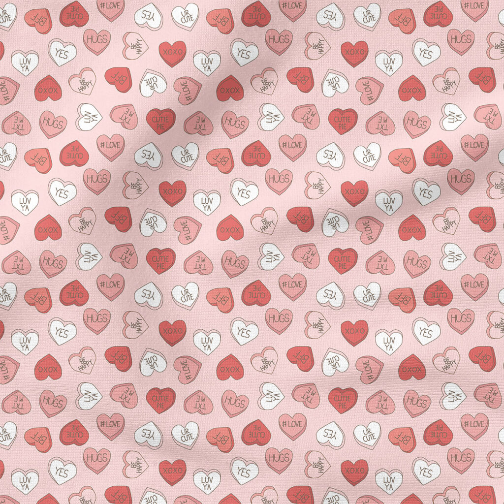 Candy Hearts (Pink) | Valentine's Day