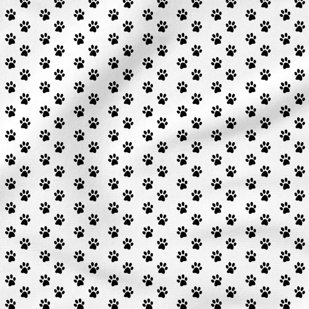 Paw Prints | Animals Fabric Design | Hey Cute Design