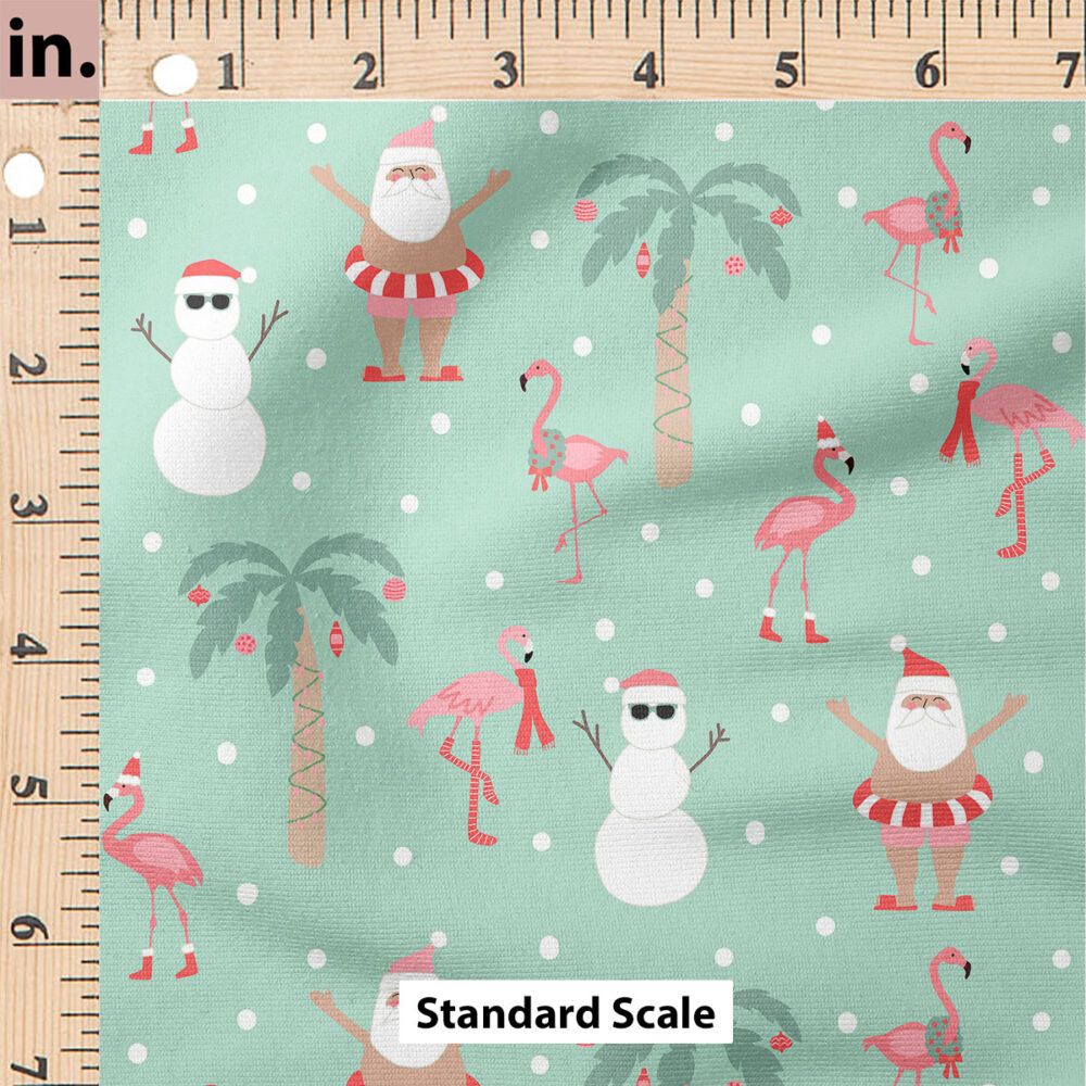 Ruler Scale for Santa and Snowmen (Green) by Hey Cute Design