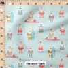 Ruler Scale for Surfin Santa (Blue) by Hey Cute Design