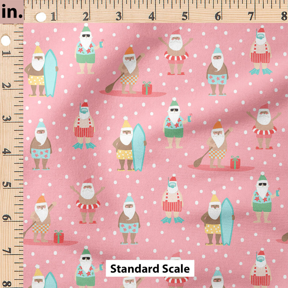 Ruler Scale for Surfin Santa (Pink) by Hey Cute Design