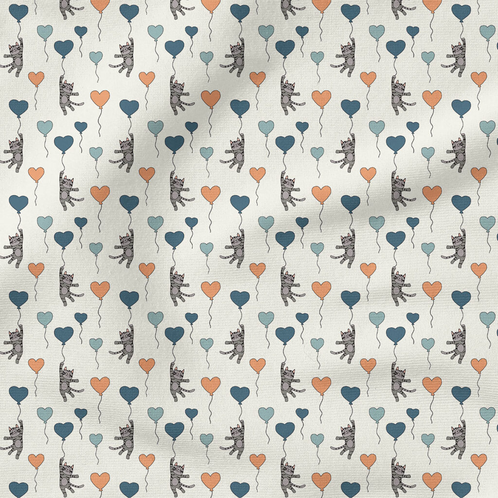 Cats (Neutral Blue) | Valentine's Day