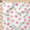 Ruler Scale for Floral Hearts (White) by Hey Cute Design