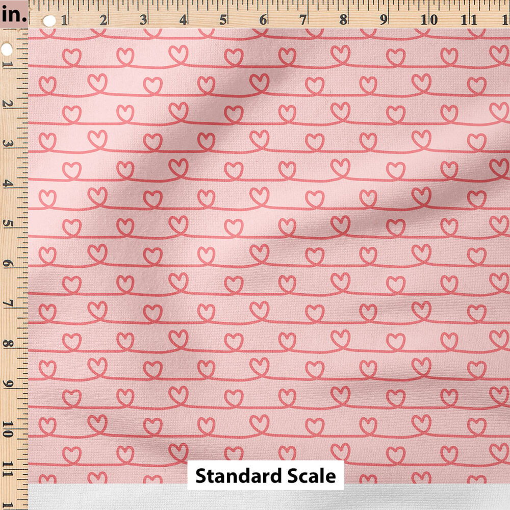 Ruler Scale for Heart Lines (Pink) by Hey Cute Design