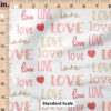 Words Fabric Design | Hey Cute Design