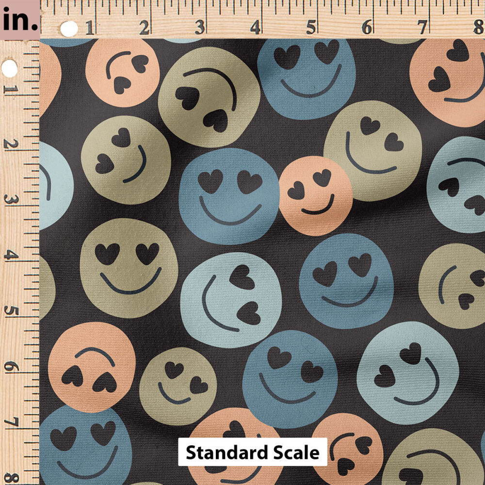 Ruler Scale for Smiles (Neutral Blue and Pink) by Hey Cute Design