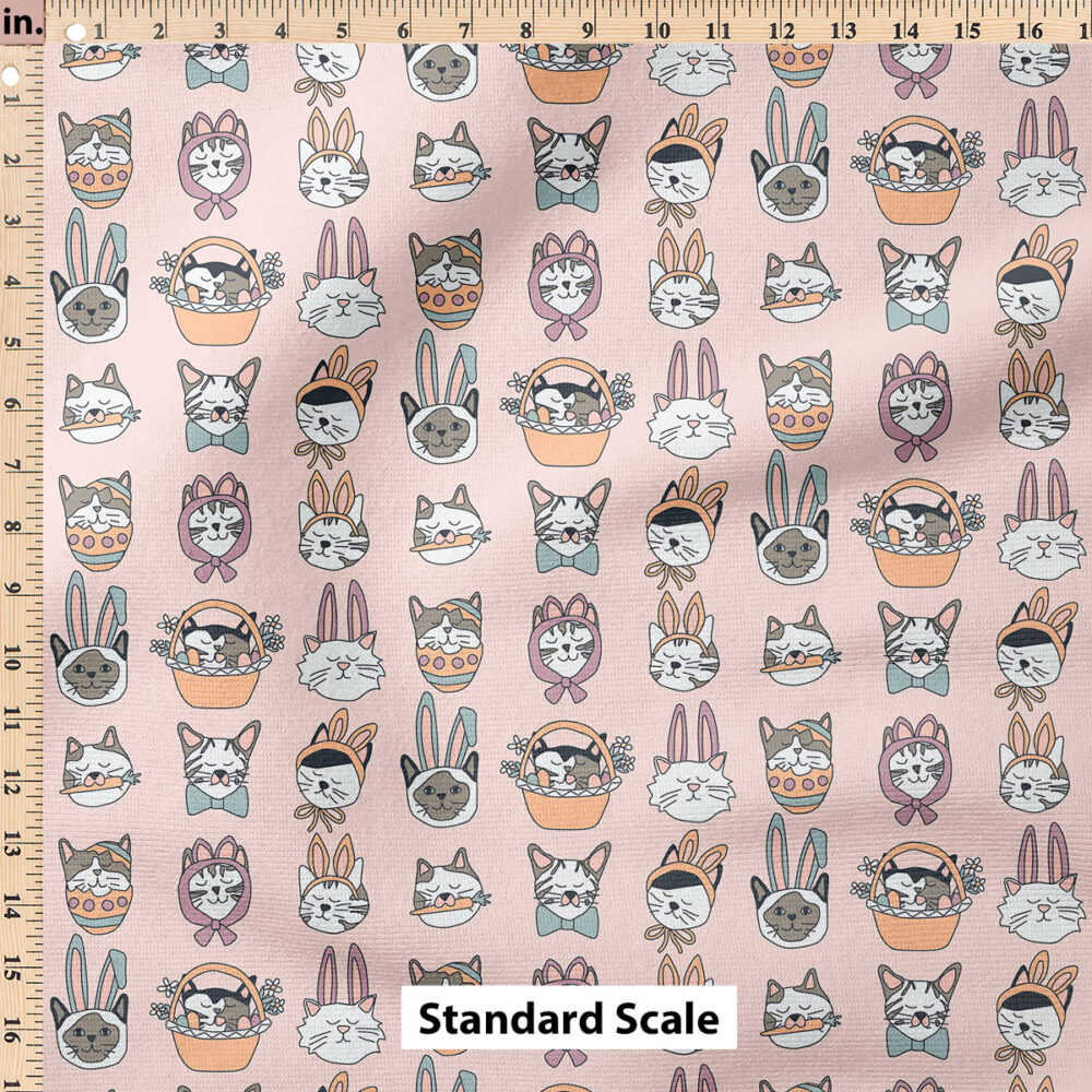 Ruler Scale for Easter Cats (Pink) by Hey Cute Design