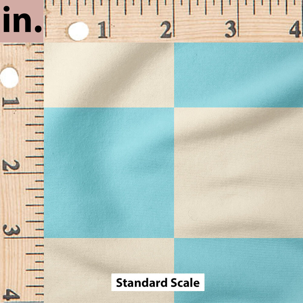 Ruler Scale for Blue Yellow Checker by Hey Cute Design