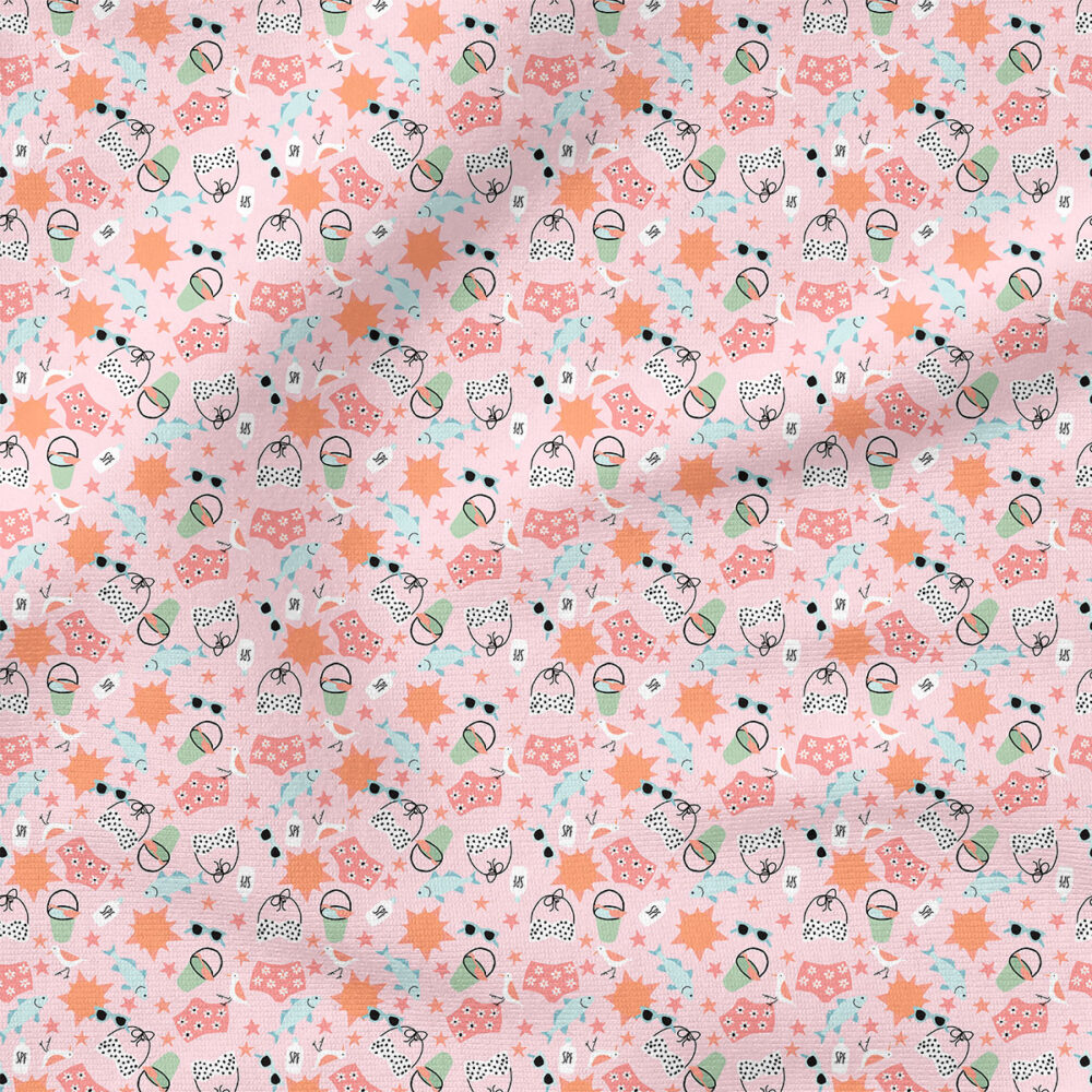 Swim | Summer Fabric Design | Hey Cute Design