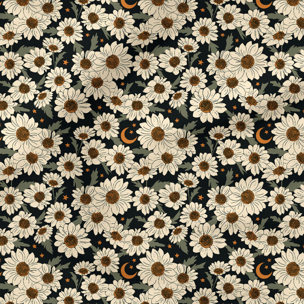 Luna Daisies (Black) | Seasonal