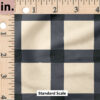 Ruler Scale for Plaid (Black) by Juniper Row Design