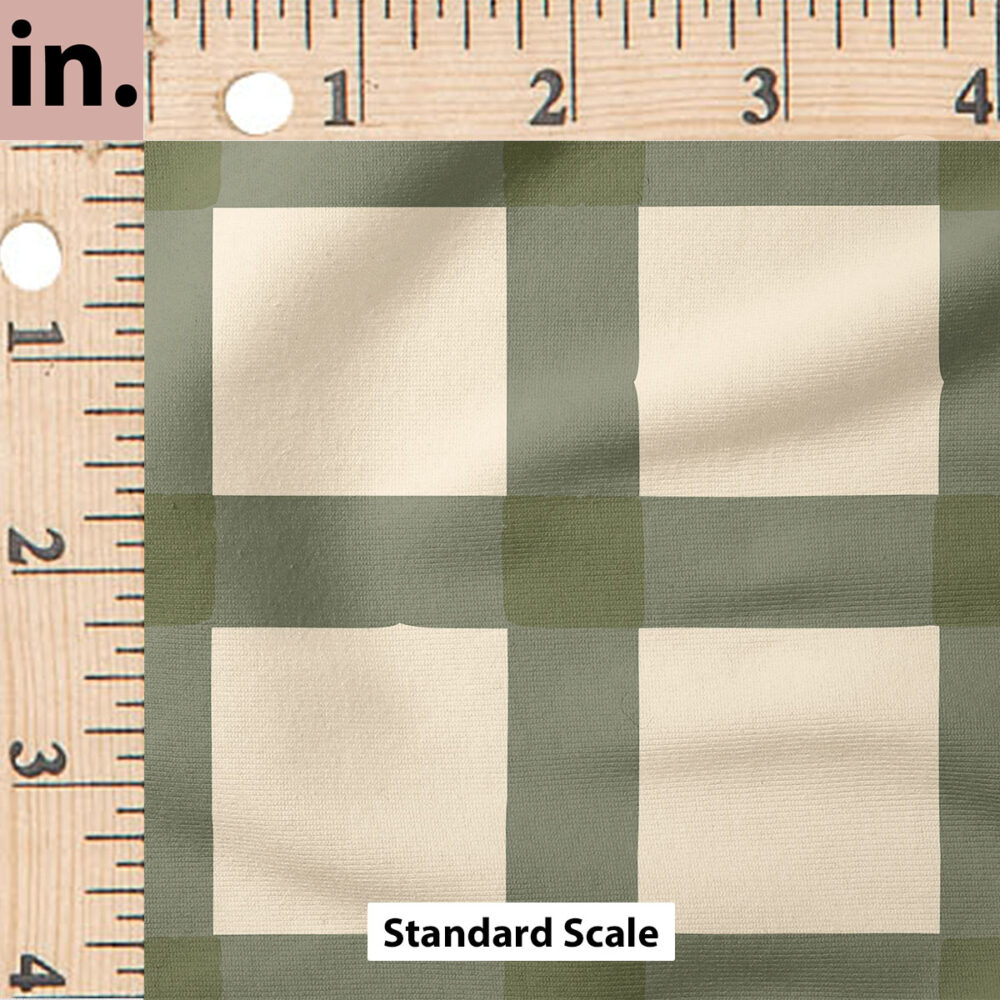 Ruler Scale for Plaid (Green) by Juniper Row Design