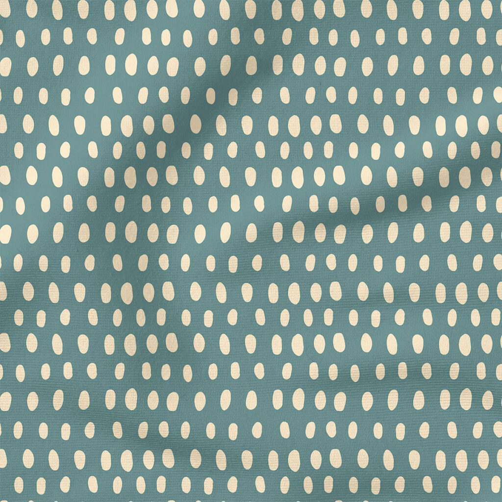 Polka Dot (Blue) | Seasonal Fabric Design | Juniper Row Design