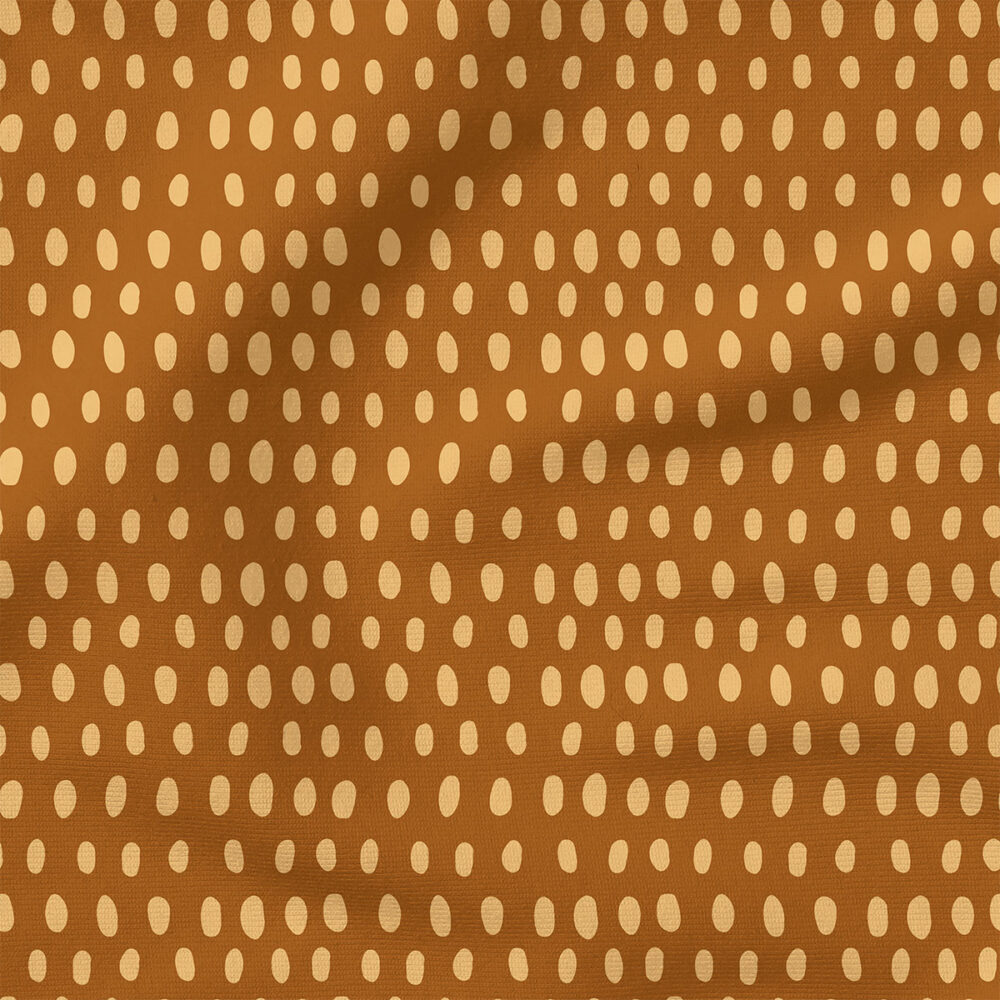 Polka Dot (Brown) | Seasonal Fabric Design | Juniper Row Design