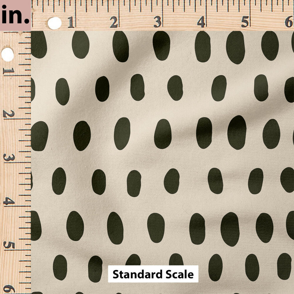 Ruler Scale for Polka Dot (Cream) by Juniper Row Design